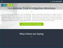 Tablet Screenshot of gcaklaw.com